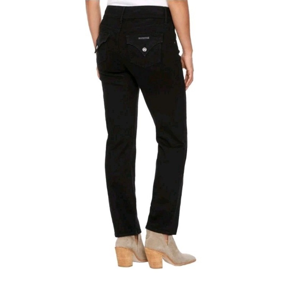 NEW Women's Hudson Midrise Straight Leg Black Jeans Size 10 with 29" Inseam